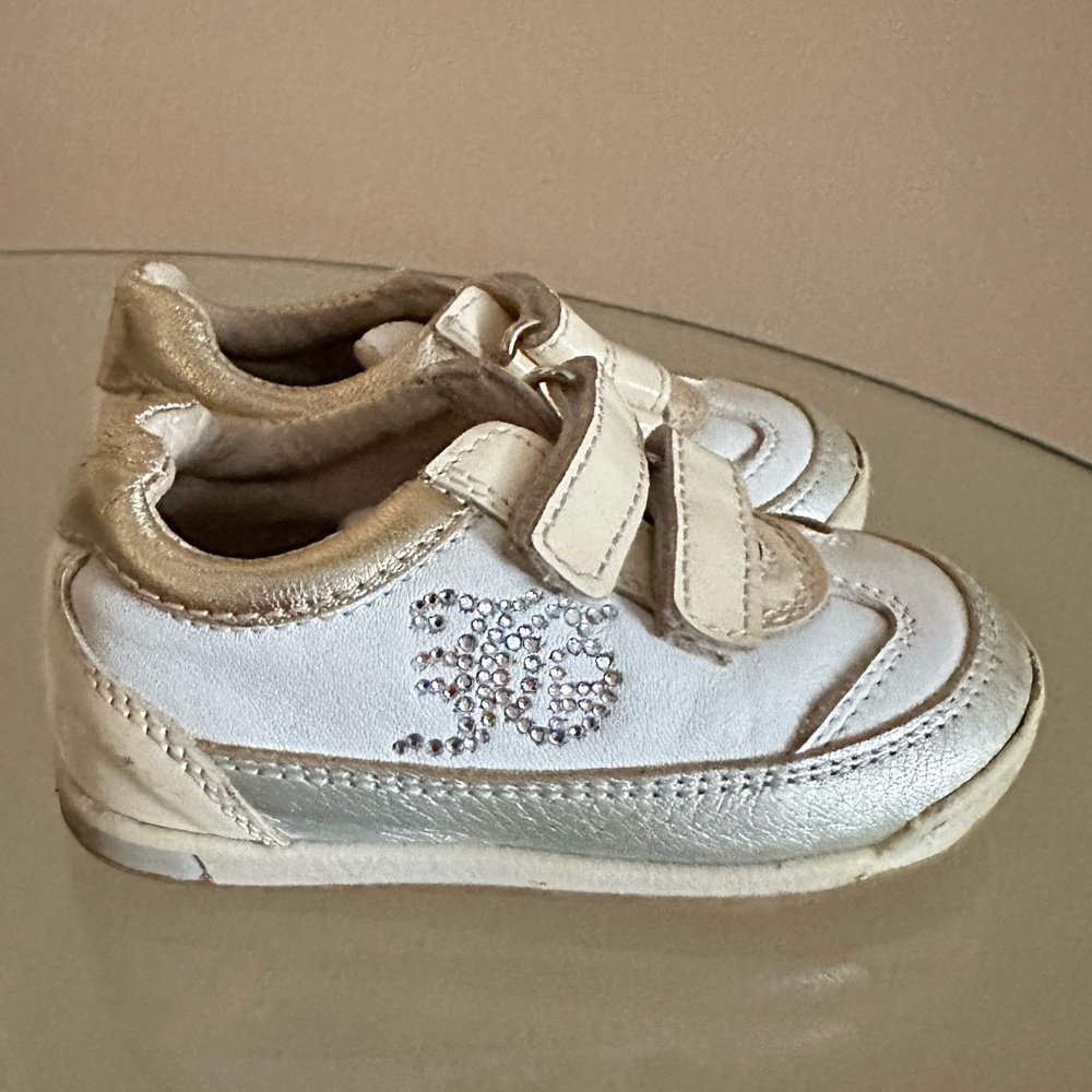 John Galliano Baby Boy/Girl Leather Sneaker Shoes Size 20/6-12 months